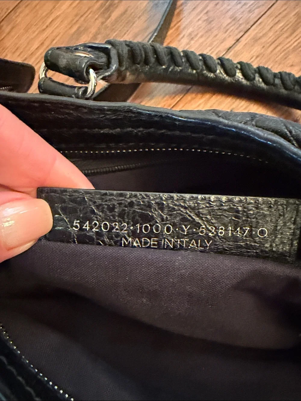 AUTHENTIC BALENCIAGA black city bag